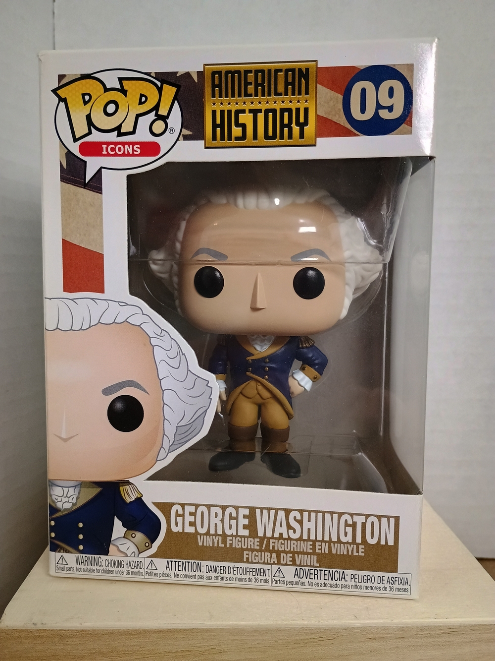 Funko George Washington #09 Pop! Icons Vinyl Figure